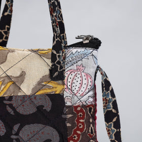  Handmade Quilted Cotton Patchwork Sling Bag 01 