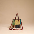 Multicolor - handmade quilted cotton patchwork sling bag 16