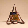 Multicolor - handmade quilted cotton patchwork sling bag 16