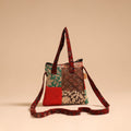 Multicolor - handmade quilted cotton patchwork sling bag 18