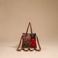Multicolor - handmade quilted cotton patchwork sling bag 23