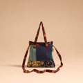 Multicolor - handmade quilted cotton patchwork sling bag 28