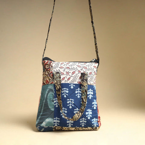  Handmade Quilted Cotton Patchwork Sling Bag 30 