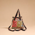 Multicolor - handmade quilted cotton patchwork sling bag 32