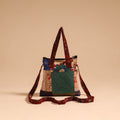Multicolor - handmade quilted cotton patchwork sling bag 37