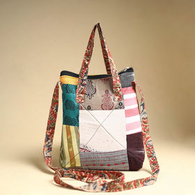 Buy Handmade Quilted Cotton Patchwork Sling Bag 41 Online at iTokri.com