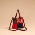 Multicolor - handmade quilted cotton patchwork sling bag 56