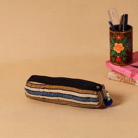 Multicolor Handmade Quilted Cotton Pencil Pouch
