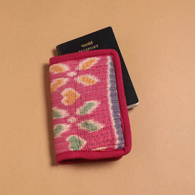 Handmade quilted printed fabric passport cover 03