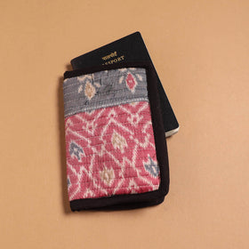 Handmade quilted printed fabric passport cover 04