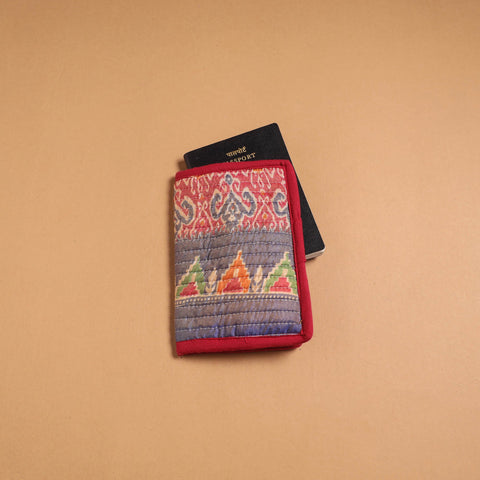 Handmade quilted printed fabric passport cover 07