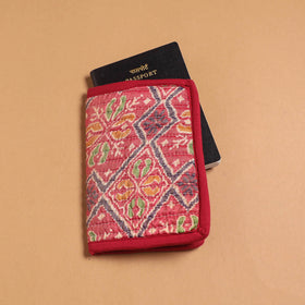 Handmade quilted printed fabric passport cover 10