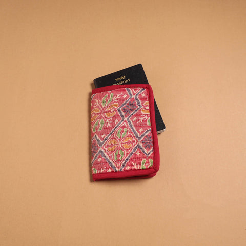 Handmade quilted printed fabric passport cover 10
