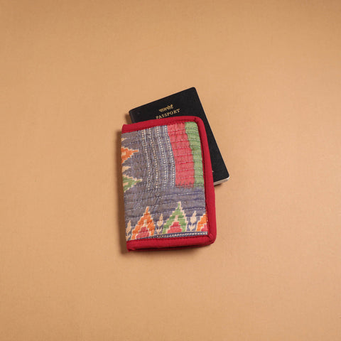 Handmade quilted printed fabric passport cover 12