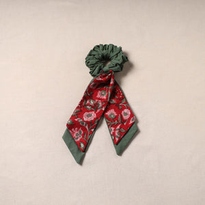 Handmade rubber band/scarf scrunchie 03 - handcrafted