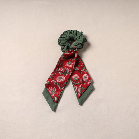 Handmade rubber band/scarf scrunchie 03 - handcrafted