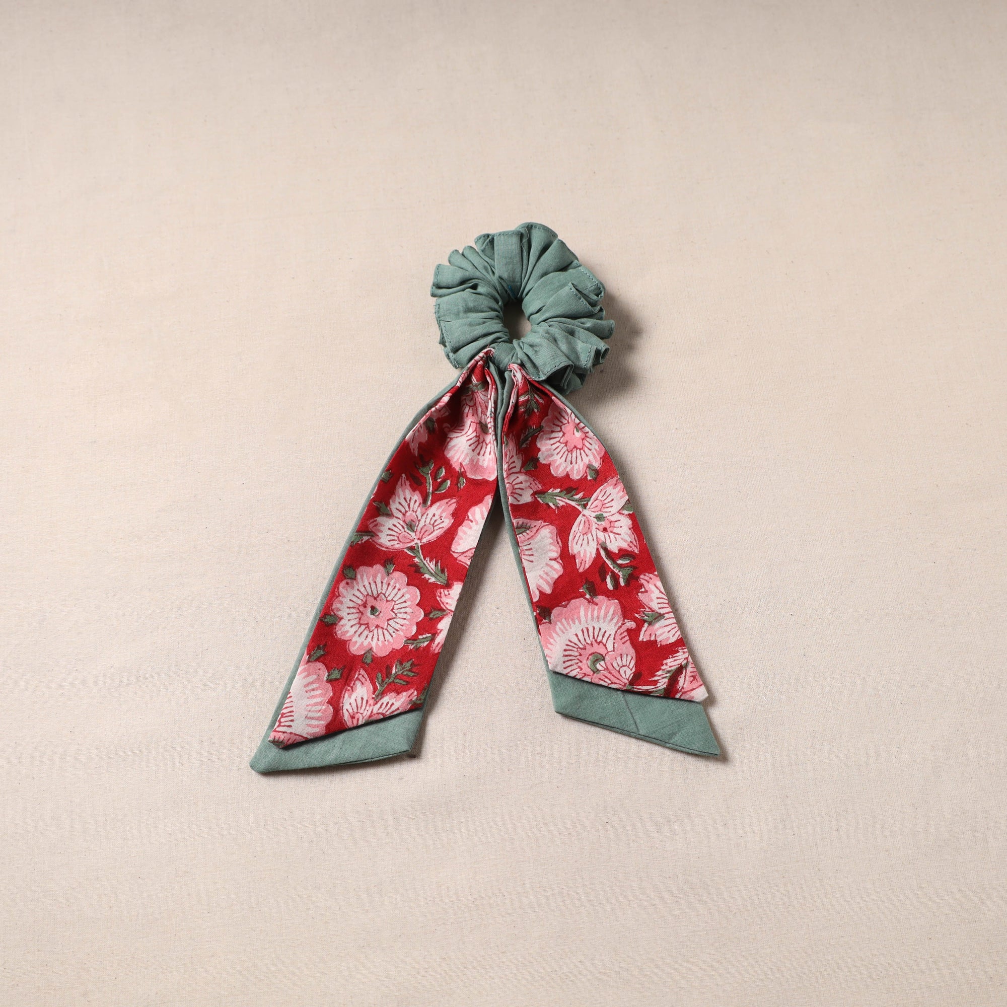 Handmade rubber band/scarf scrunchie 11 - handcrafted