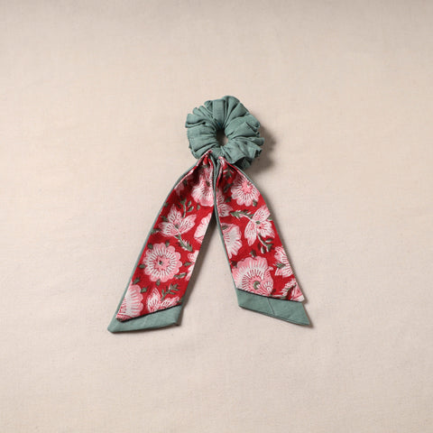 Handmade rubber band/scarf scrunchie 11 - handcrafted
