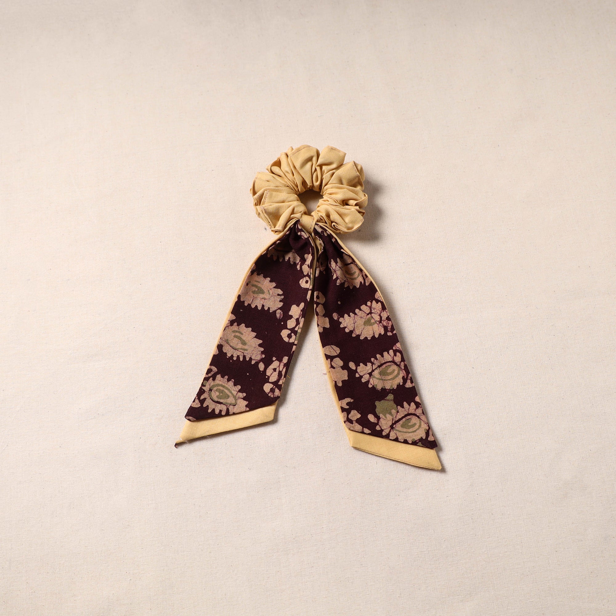 Handmade rubber band/scarf scrunchie 19 - handcrafted