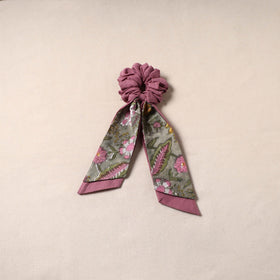 Handmade rubber band/scarf scrunchie 24 - handcrafted