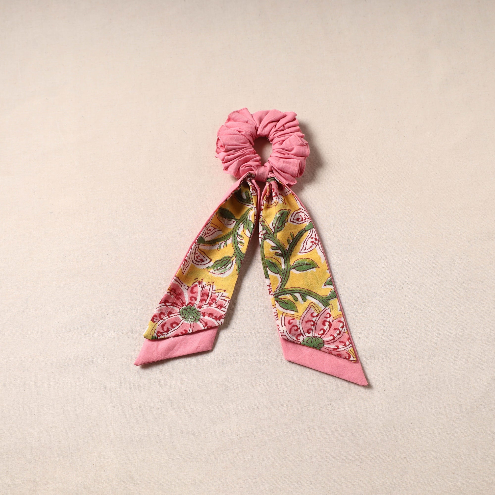 Handmade rubber band/scarf scrunchie 41 - handcrafted