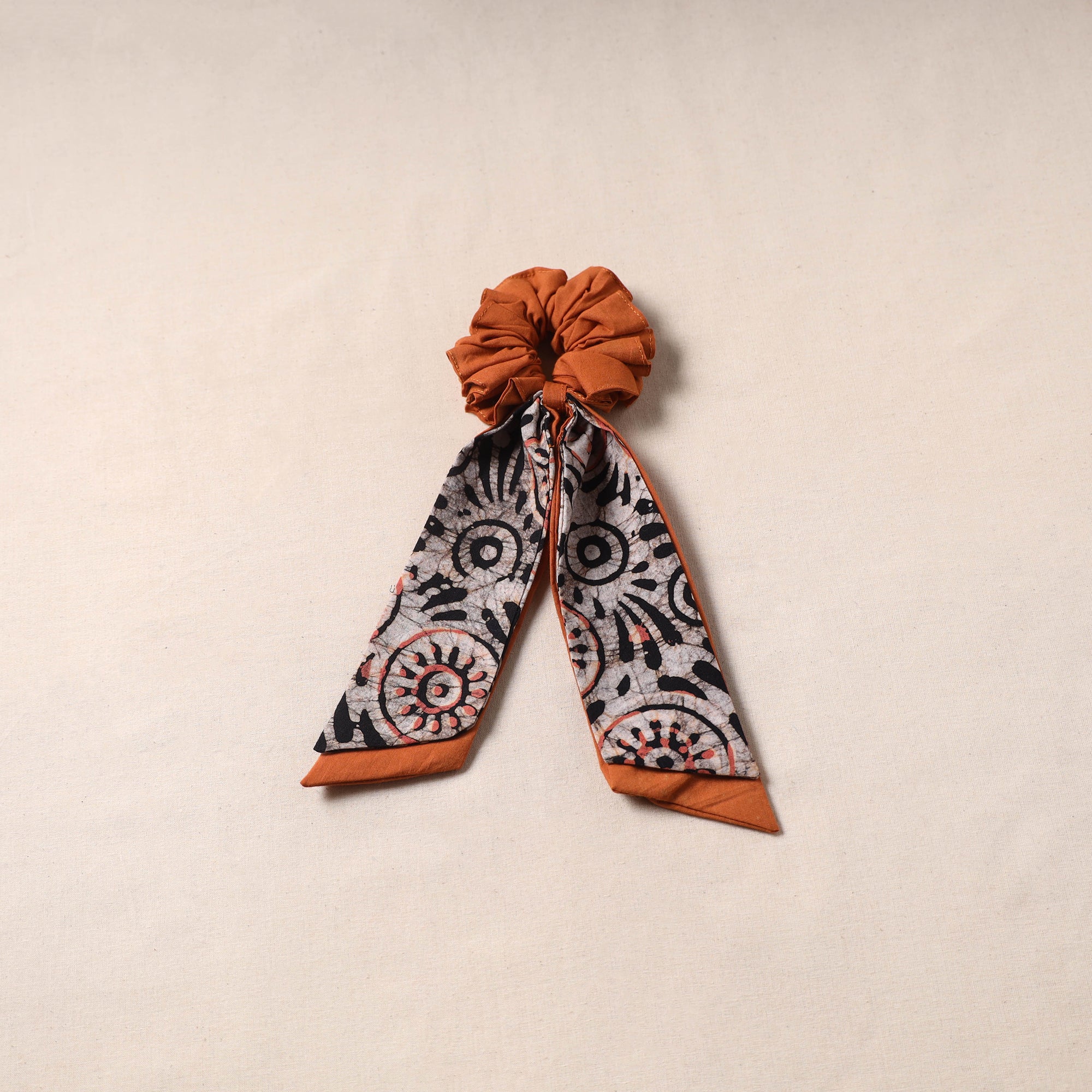 Handmade rubber band/scarf scrunchie 59 - handcrafted