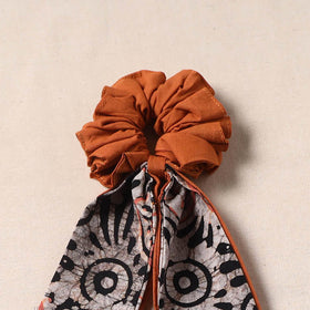 Handmade rubber band/scarf scrunchie 59 - handcrafted