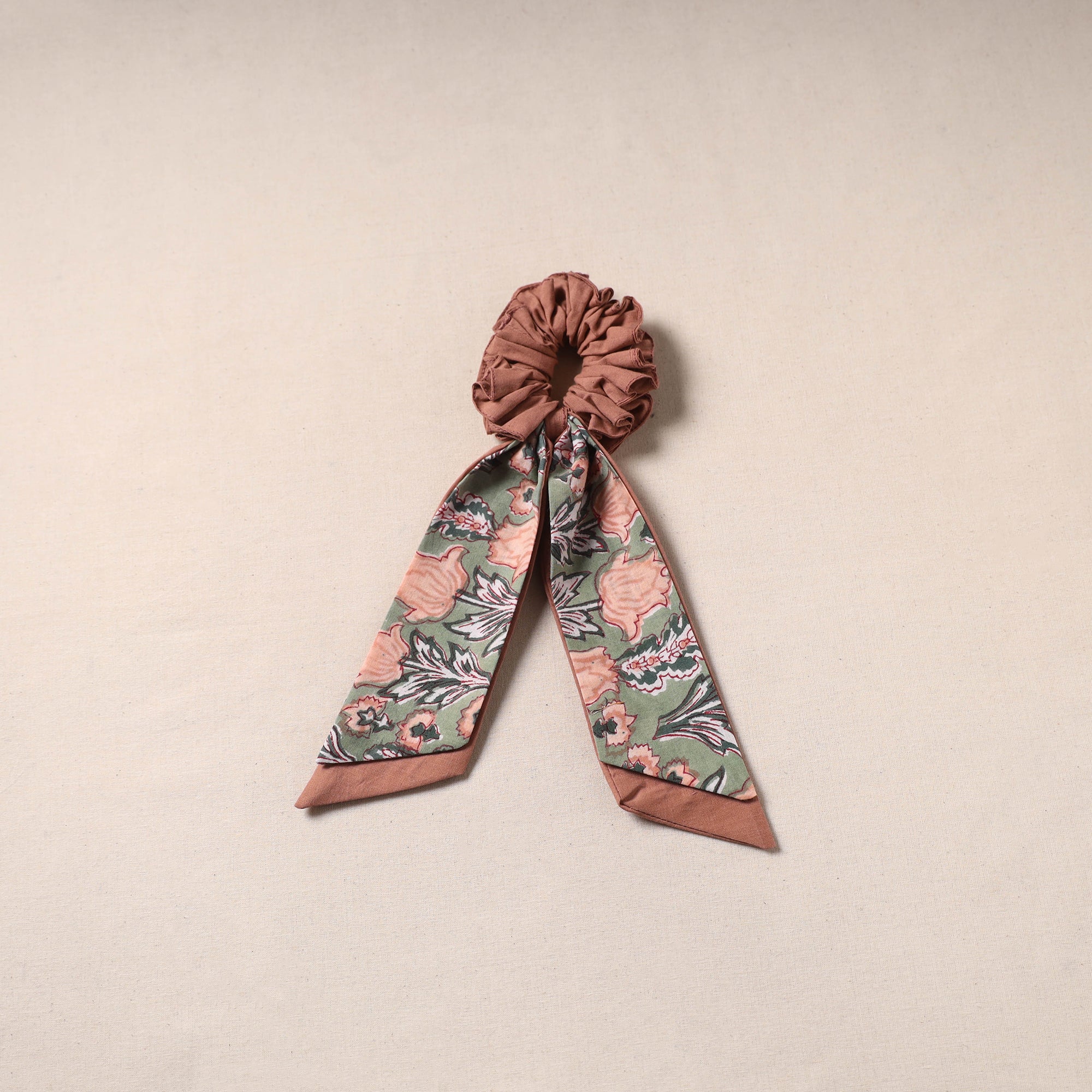Handmade rubber band/scarf scrunchie 62 - handcrafted