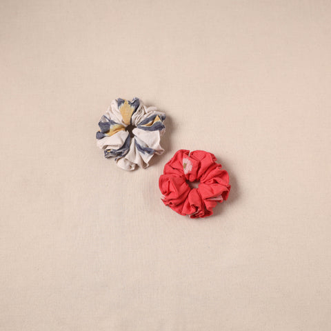 Handmade rubber band/scrunchies (set of 2) 01 - handcrafted