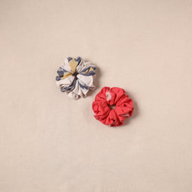 Handmade rubber band/scrunchies (set of 2) 01 - handcrafted
