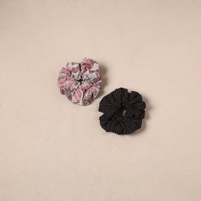 Handmade rubber band/scrunchies (set of 2) 03 - handcrafted