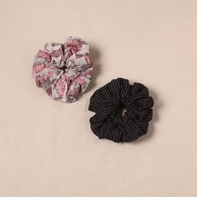 Handmade rubber band/scrunchies (set of 2) 03 - handcrafted