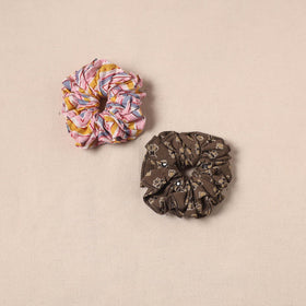 Handmade rubber band/scrunchies (set of 2) 04 - handcrafted