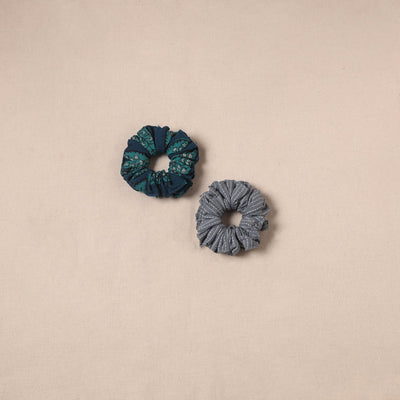Handmade rubber band/scrunchies (set of 2) 06 - handcrafted