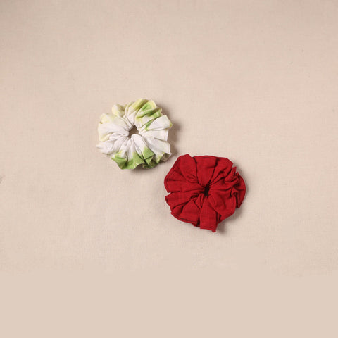 Handmade rubber band/scrunchies (set of 2) 08 - handcrafted