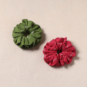 Handmade rubber band/scrunchies (set of 2) 117 - handcrafted