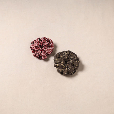Handmade rubber band/scrunchies (set of 2) 118 - handcrafted