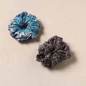 Handmade rubber band/scrunchies (set of 2) 126 - handcrafted