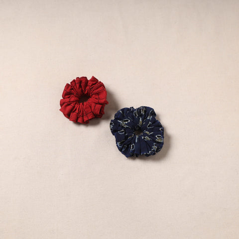 Handmade rubber band/scrunchies (set of 2) 127 - handcrafted