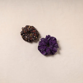 Handmade rubber band/scrunchies (set of 2) 136 - handcrafted