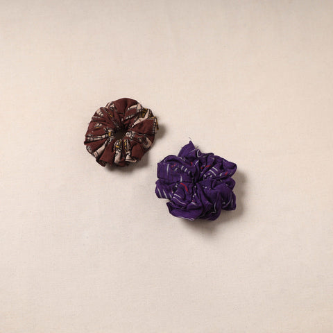 Handmade rubber band/scrunchies (set of 2) 137 - handcrafted