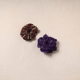 Handmade rubber band/scrunchies (set of 2) 137 - handcrafted