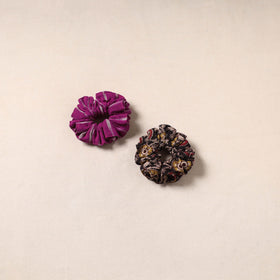 Handmade rubber band/scrunchies (set of 2) 155 - handcrafted
