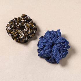 Handmade rubber band/scrunchies (set of 2) 161 - handcrafted