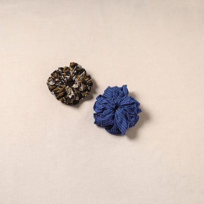 Handmade rubber band/scrunchies (set of 2) 161 - handcrafted