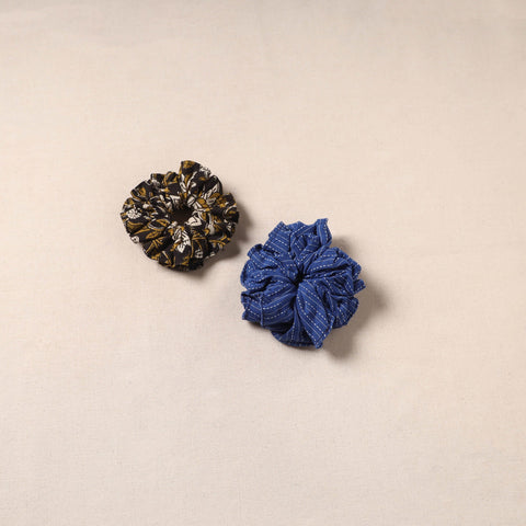 Handmade rubber band/scrunchies (set of 2) 161 - handcrafted
