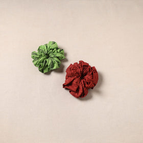 Handmade rubber band/scrunchies (set of 2) 162 - handcrafted