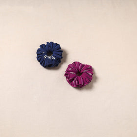 Handmade rubber band/scrunchies (set of 2) 165 - handcrafted