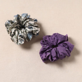 Handmade rubber band/scrunchies (set of 2) 166 - handcrafted