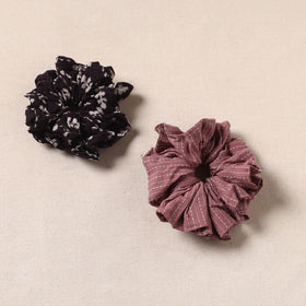 Handmade rubber band/scrunchies (set of 2) 170 - handcrafted